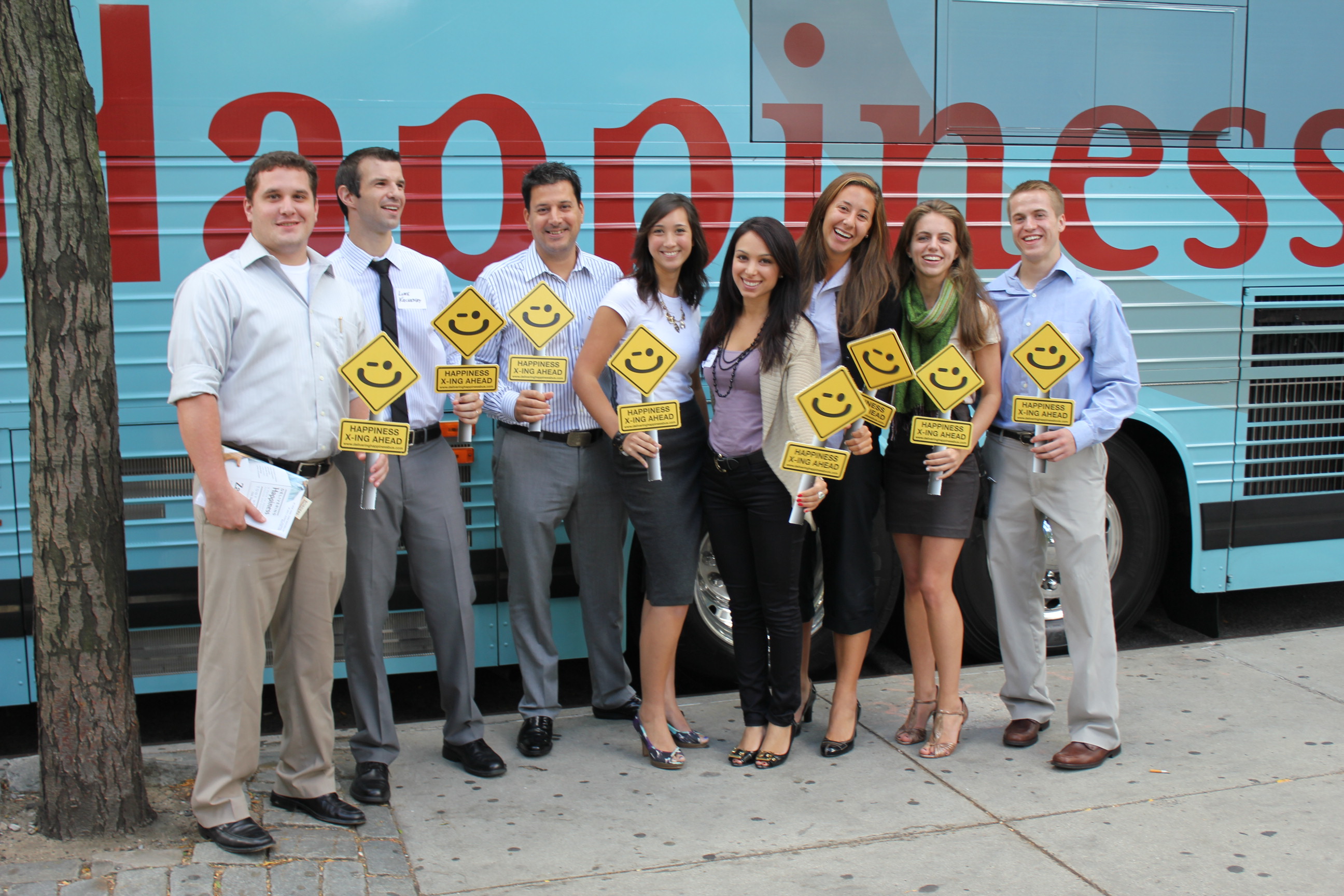 The Happines Bus Working Its Magic on CBA Students