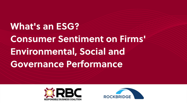 Gabelli School of Business & Rockbridge Associates Research Reveals Consumer Unfamiliarity with ESG, but Commitment to Related Initiatives