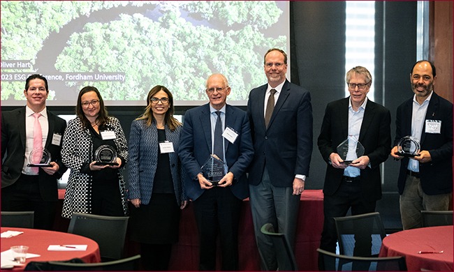 Two Nobel Laureates and Other Prominent Academic Thought Leaders  Present Cutting-Edge Research During the Gabelli School’s  “ESG and the Future of Business” Conference